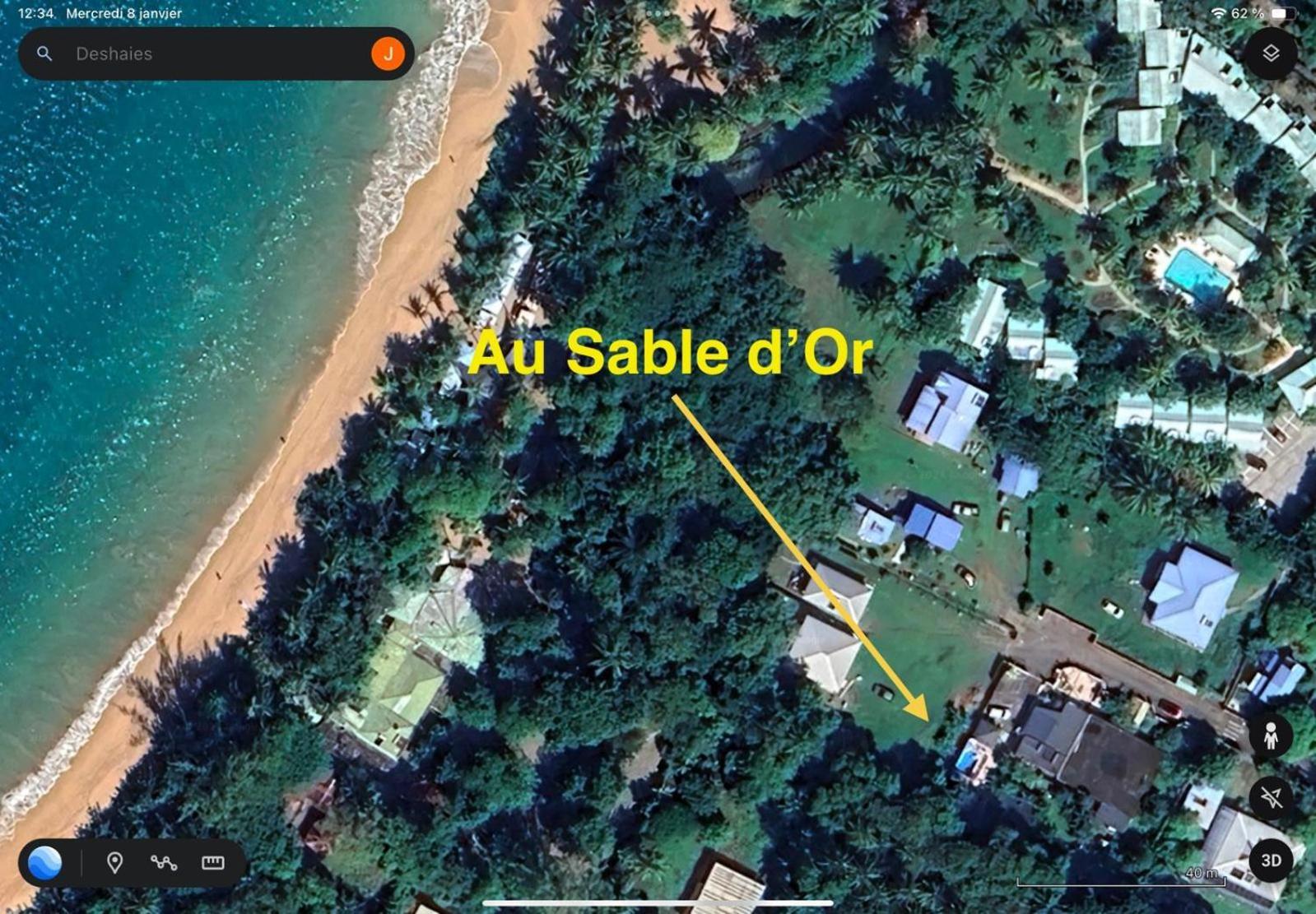Au Sable D'Or - Spa - Wifi- Piscine Deshaies Exteriér fotografie